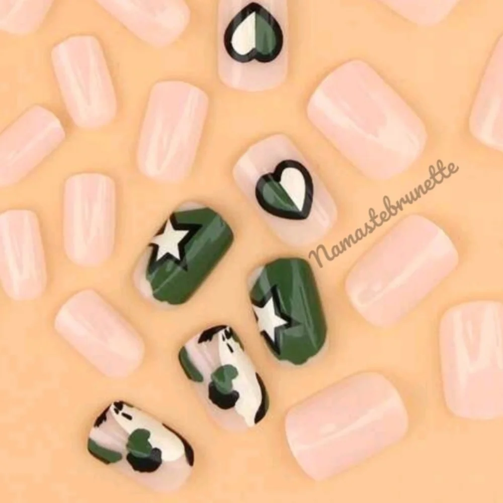 2/$16 Camouflage Press On Nails
